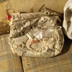 Grey purse by jessica simpson